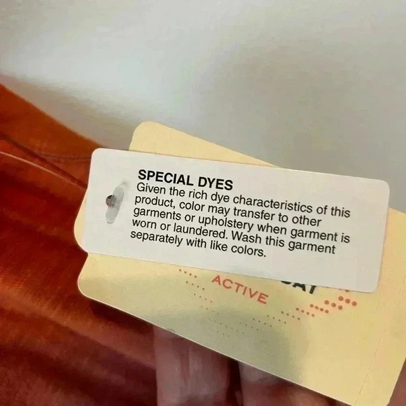 Size medium St. John’s Bay‎ short sleeve shirt.NWT 2 tone Orange rust E-4 - Picture 7 of 7